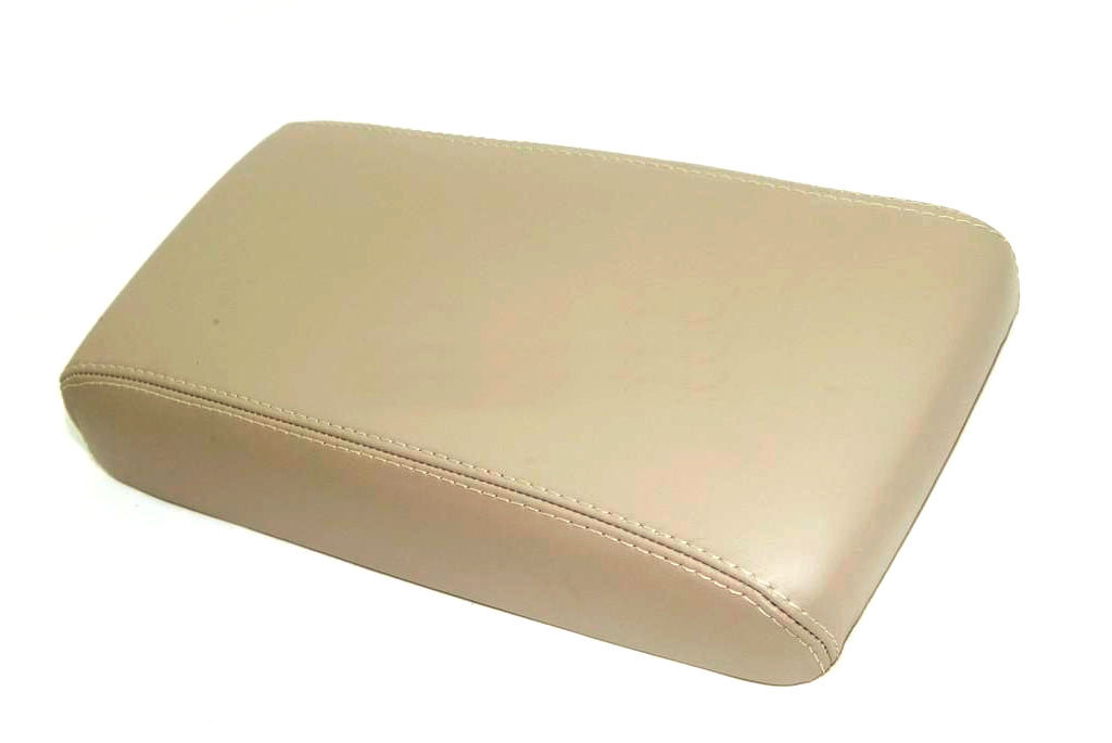 Fits 96-04 Nissan Pathfinder Faux Leather Armrest Console Lid Cover Beige