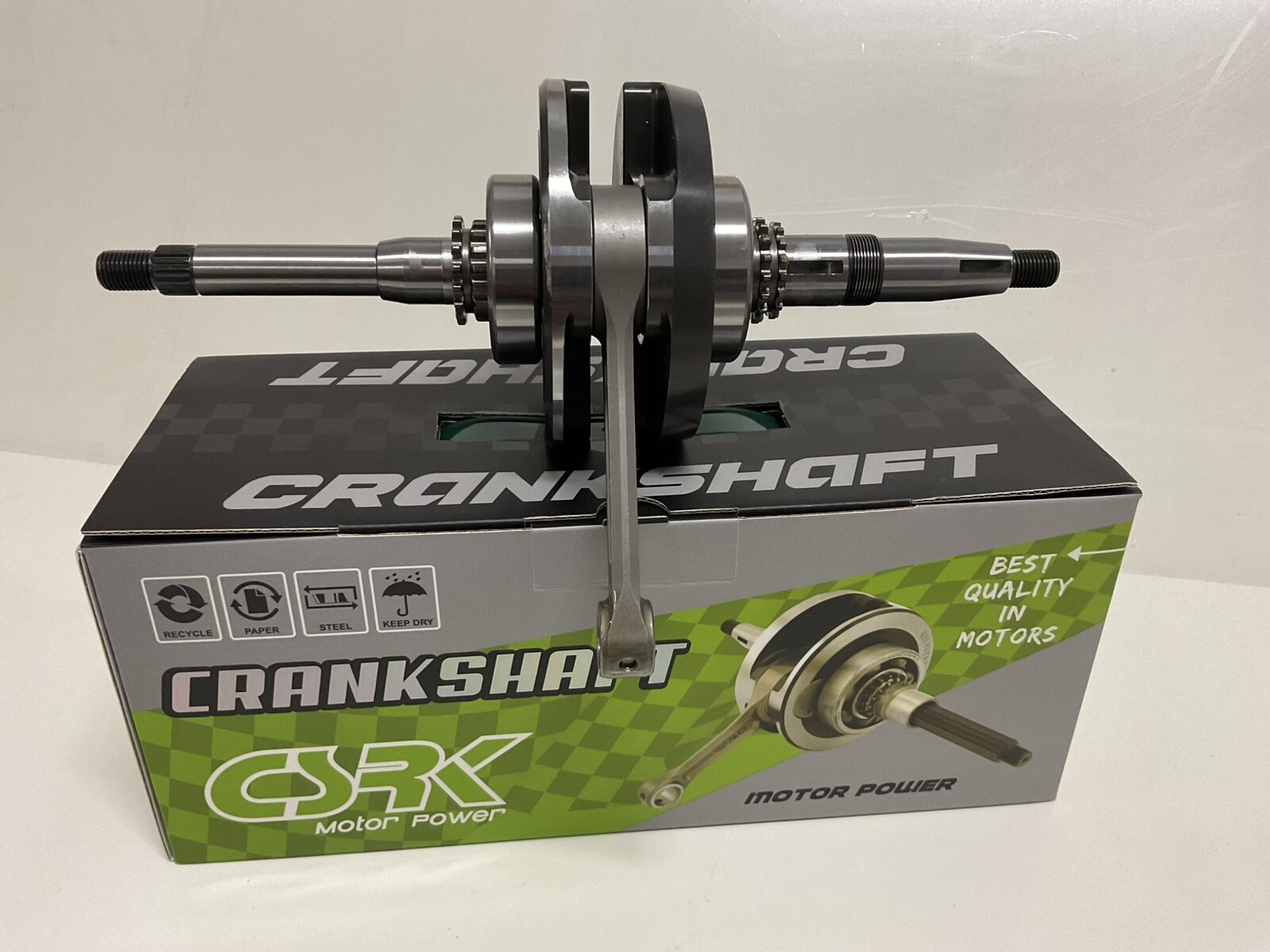 GY6 150cc High Performance CSRK 10.2mm Stroker Crankshaft with Forged Rod GY6 150cc High Performance CSRK 10.2mm Stroker Crankshaft with Forged Rod