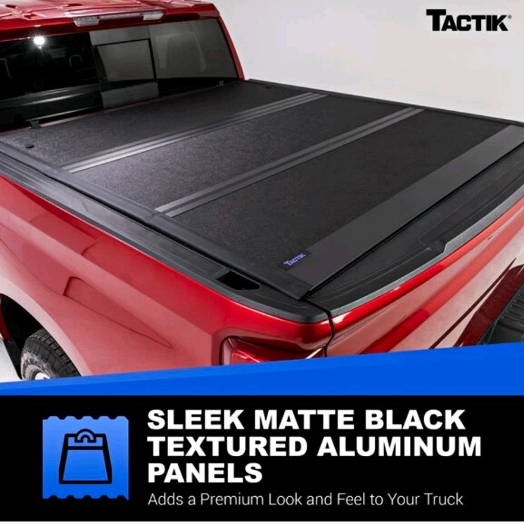 TACTIK Low Profile Ultra Tri-Fold Tonneau Cover 2019-2023 Ford Ranger 6ft Bed