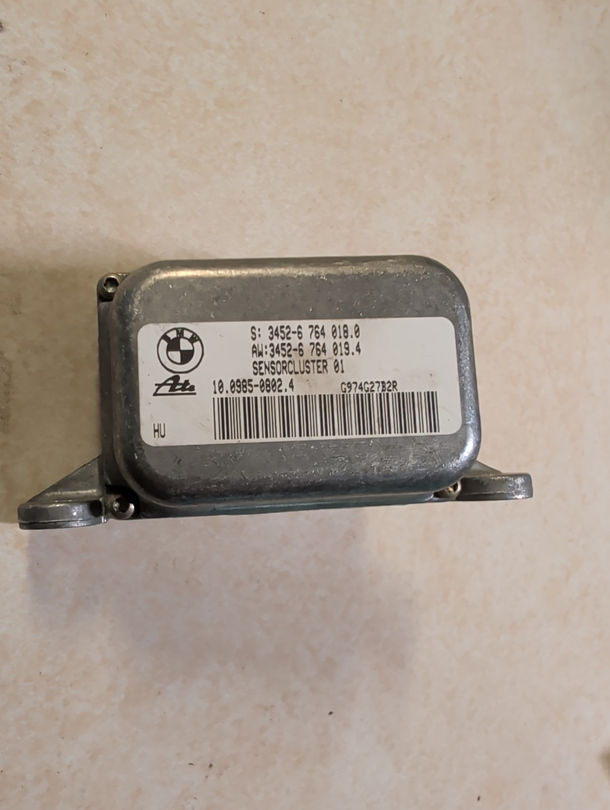 04-06 BMW E46 330ci YAW RATE SPEED SENSOR 6764018 OEM 04-06 BMW E46 330ci YAW RATE SPEED SENSOR 6764018 OEM