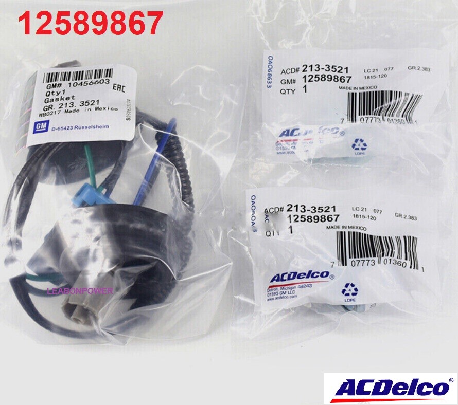 OEM Knock Harness with 2pcs Sensors For 00-06 Chevrolet GM-C Yukon 4.8L 5.3L USA