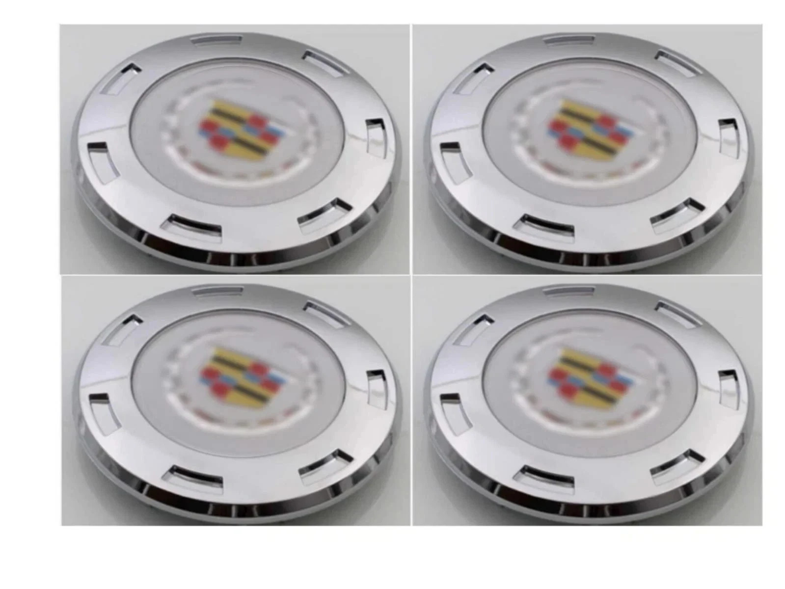 4 Pcs 2007-2014 Cadillac Escalade Wheel Center Caps Colored Crest