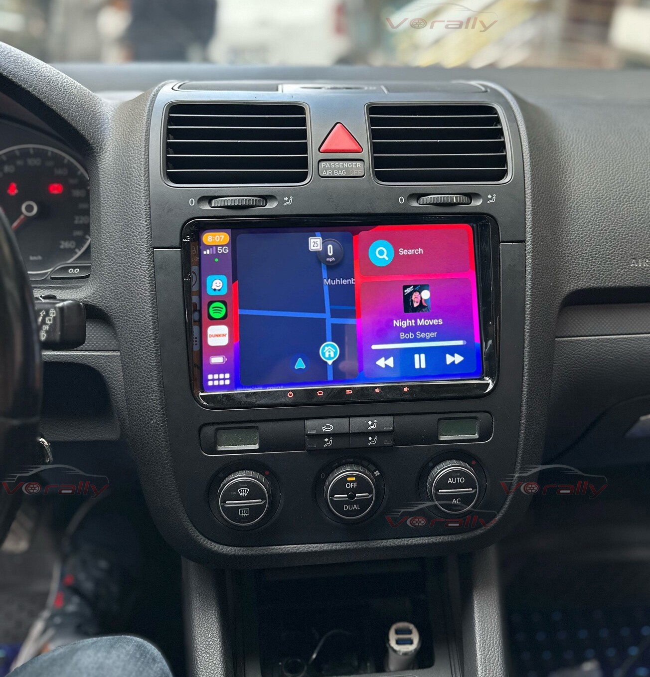 For Volkswagen Golf 2003-2009 Android 15 CarPlay Car Radio GPS Navigation Dash