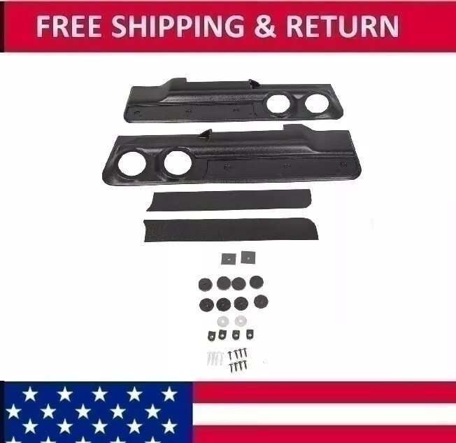 Set 2-Speaker Door Panel For 1978-88 Monte Carlo Malibu El Camino Cutlass Regal