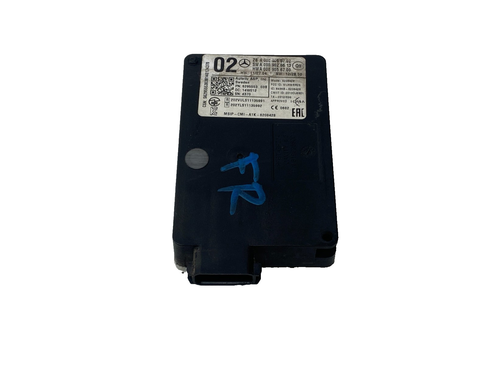 14-17 MERCEDES S550 W222 FRONT RIGHT BLINDSPOT SENSOR MODULE OEM B0.06