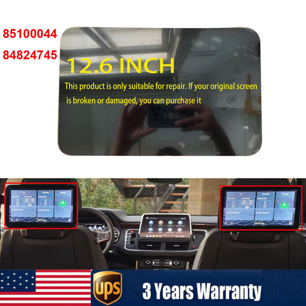 Replacement LCD Display For Chevy GMC Yukon XL Headrest Back Seat TV DVD Monitor
