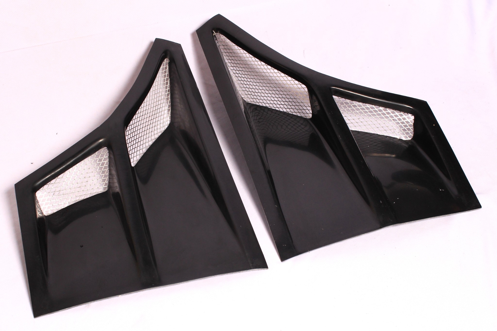 Car Fiber Glass Intake Scoop Air Front Fender Vents Hood 2pcs Fiberglass