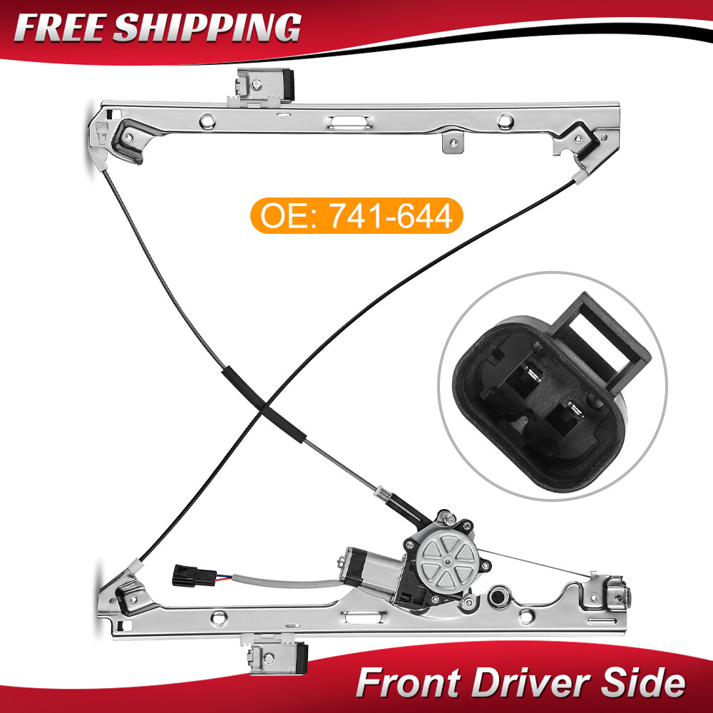 Power Window Regulator w/ Motor for Chevy Silverado GMC Left Front Driver Side