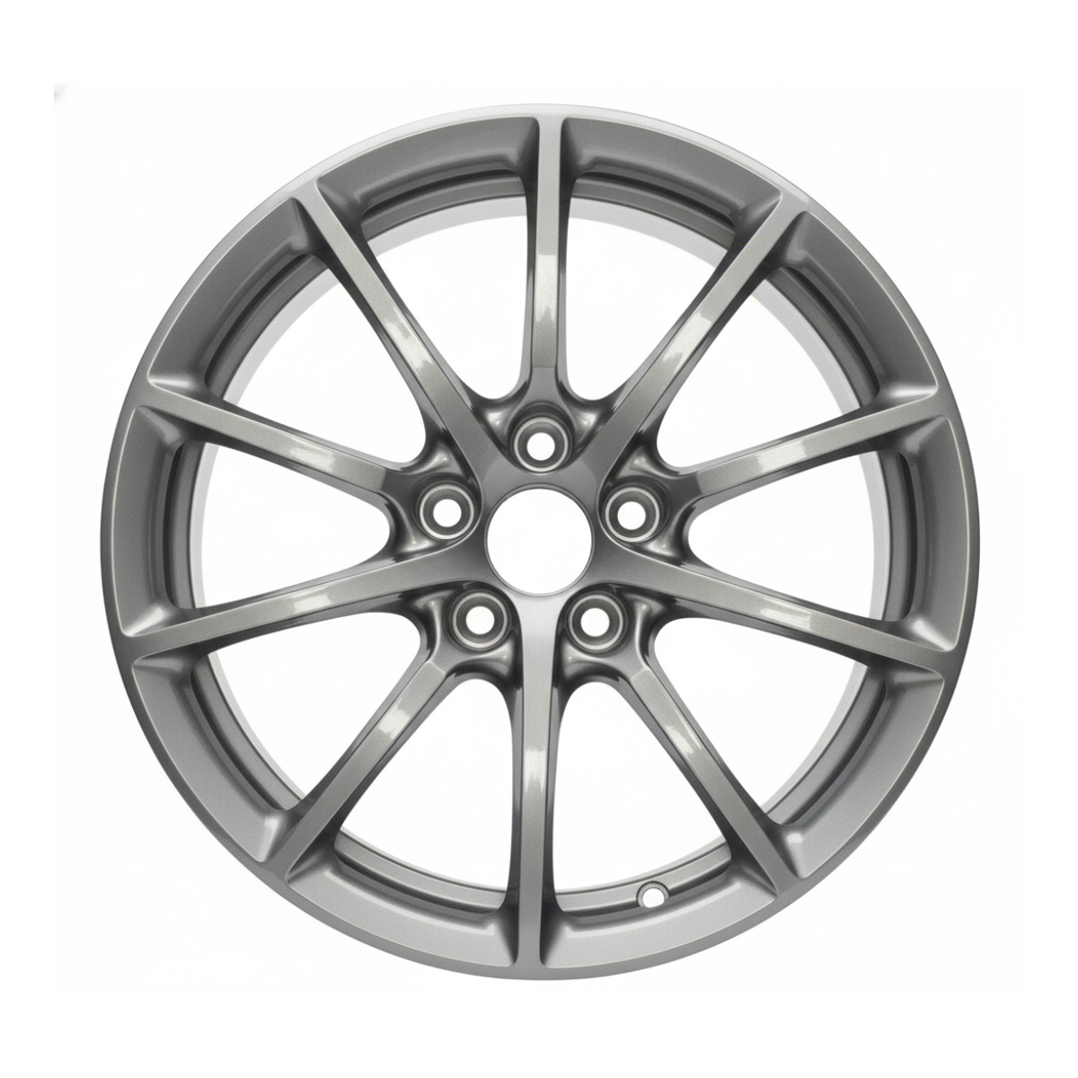 Alfa Romeo Giulia 2017 18 19 20 21 22 2023 58135 OEM rim 17 x 7.5 Deep Silver