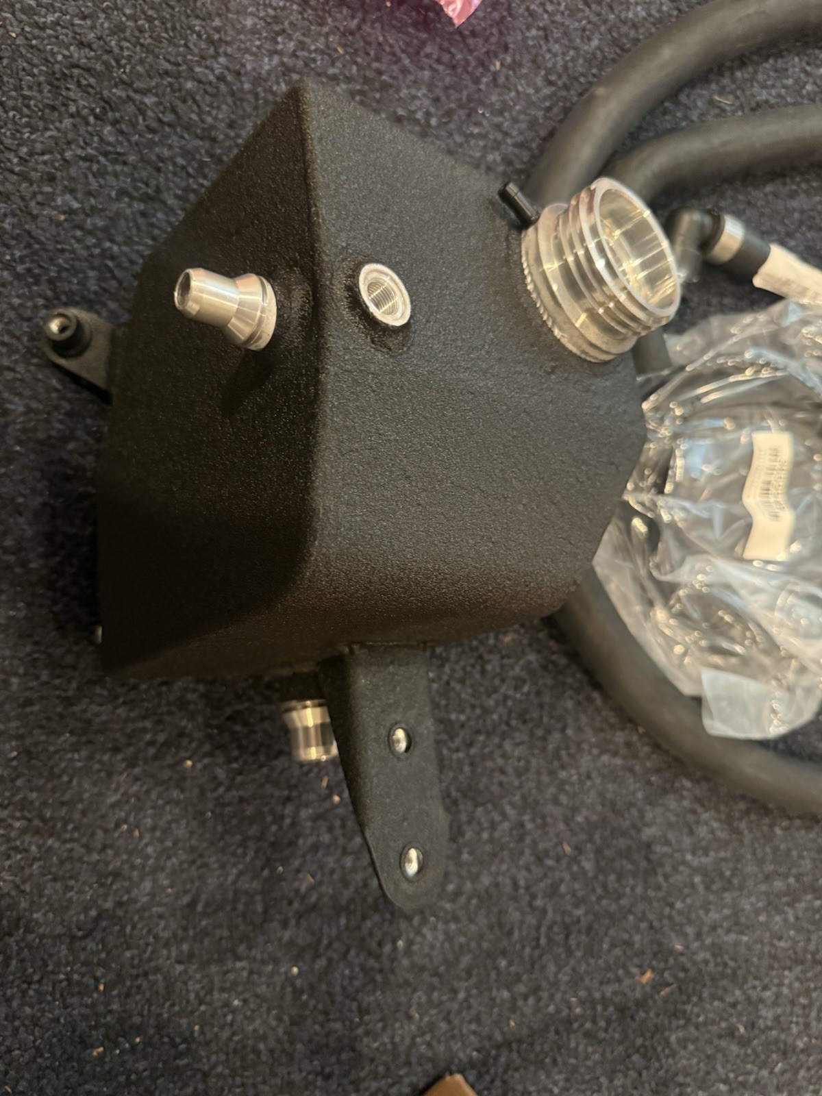 Bmw N54 turner motorsports Aluminum Coolant Expansion Tank Relocation Kit - 335i Bmw N54 turner motorsports Aluminum Coolant Expansion Tank Relocation Kit - 335i