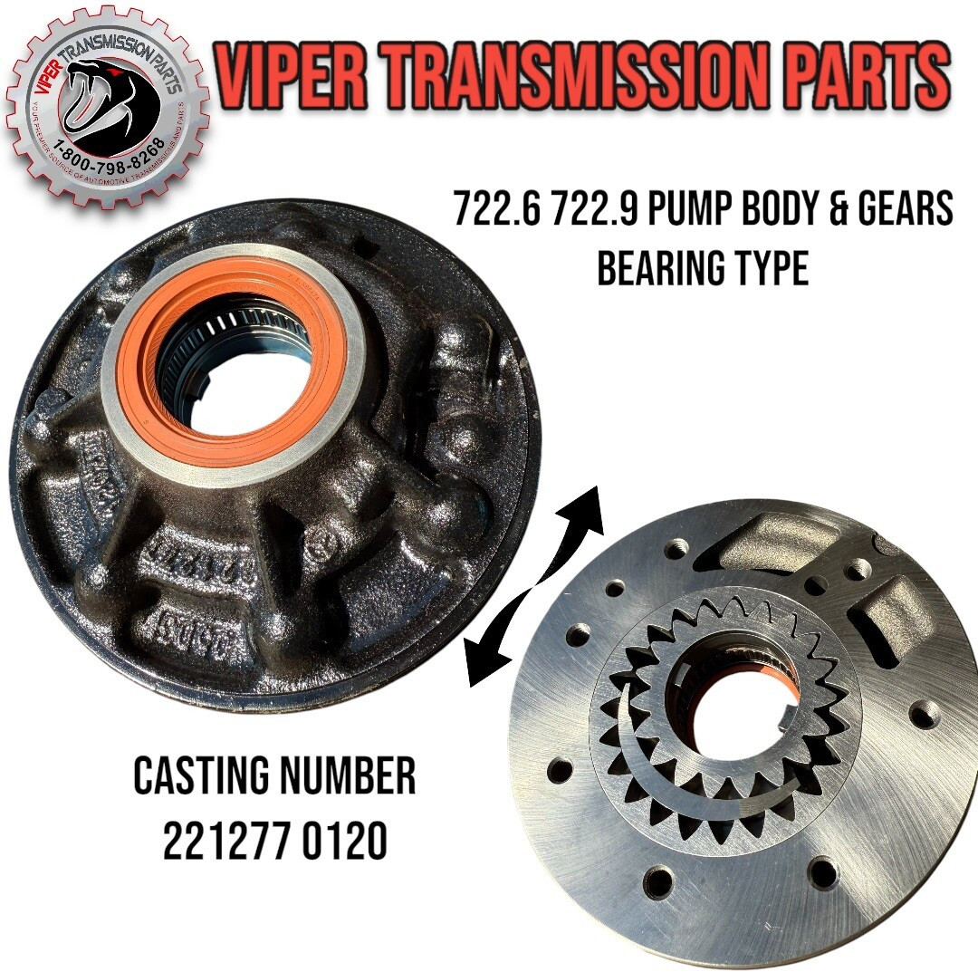 722.6 722.9 Transmission Pump Body & Gears OEM Bearing Style 722.6 722.9 Transmission Pump Body & Gears OEM Bearing Style