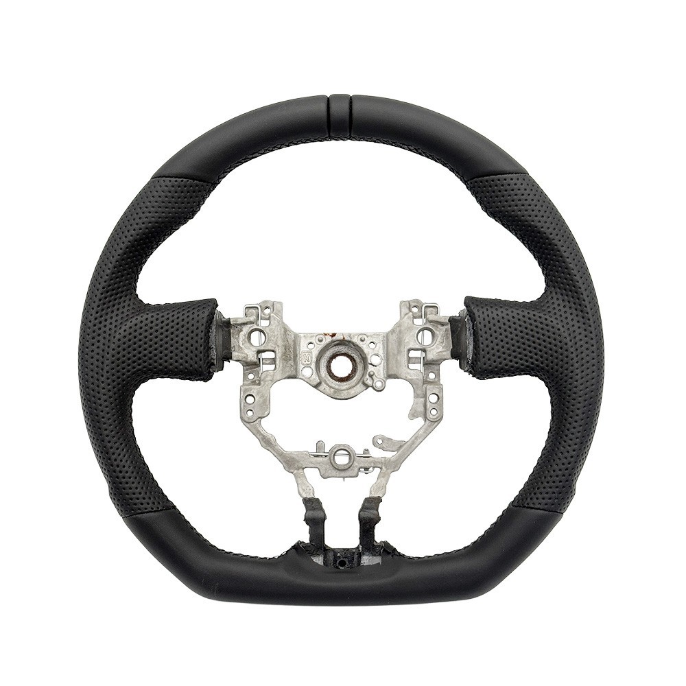 REVESOL Black Sports Steering Wheel Black Ring for 2013-2016 SCION FR-S FRS BRZ