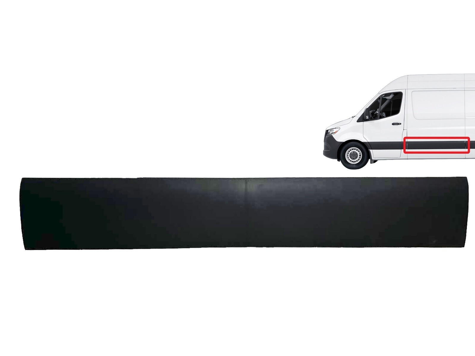 New Fits 2019 2024 Mercedes Sprinter 1500-3500XD Left Side Door Molding Trim