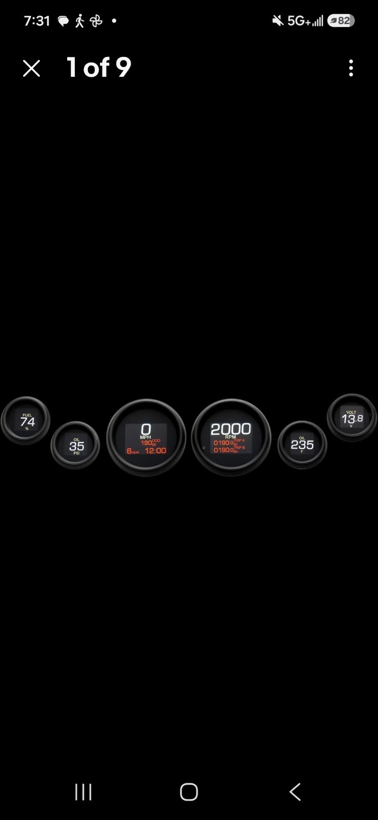DAKOTA DIGITAL - MLX-8604-K - Six-Gauge MLX Series Kit for Harley-Davidson DAKOTA DIGITAL - MLX-8604-K - Six-Gauge MLX Series Kit for Harley-Davidson