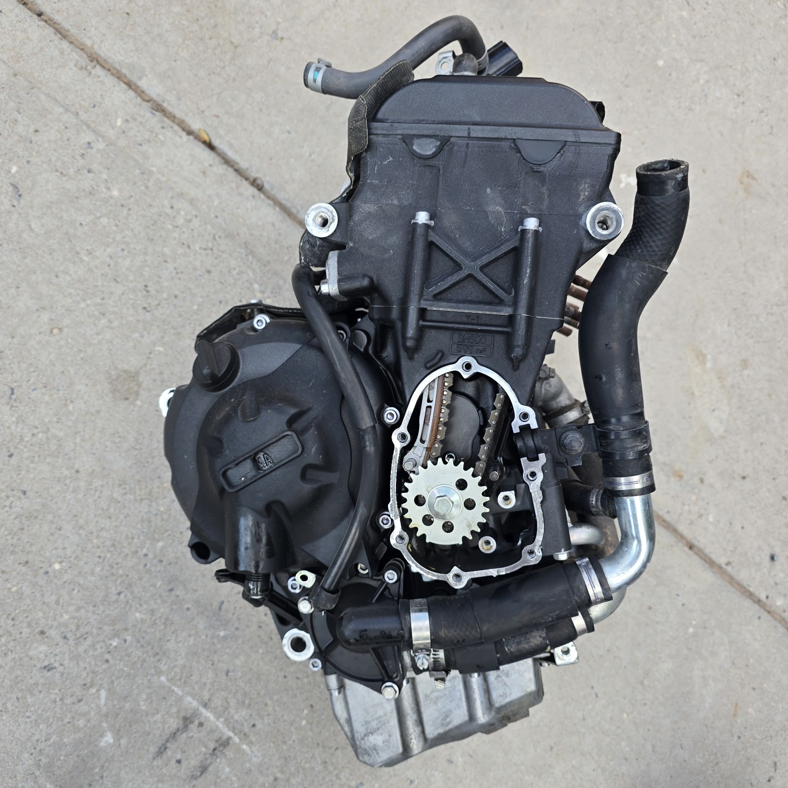 17-20 YAMAHA YZF R6 ENGINE MOTOR LOW MILE 6K USED 17-20 YAMAHA YZF R6 ENGINE MOTOR LOW MILE 6K USED