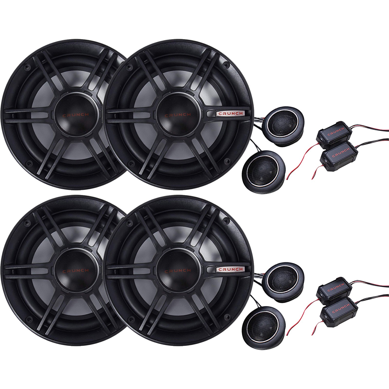 4x Crunch CS65C 6.5\