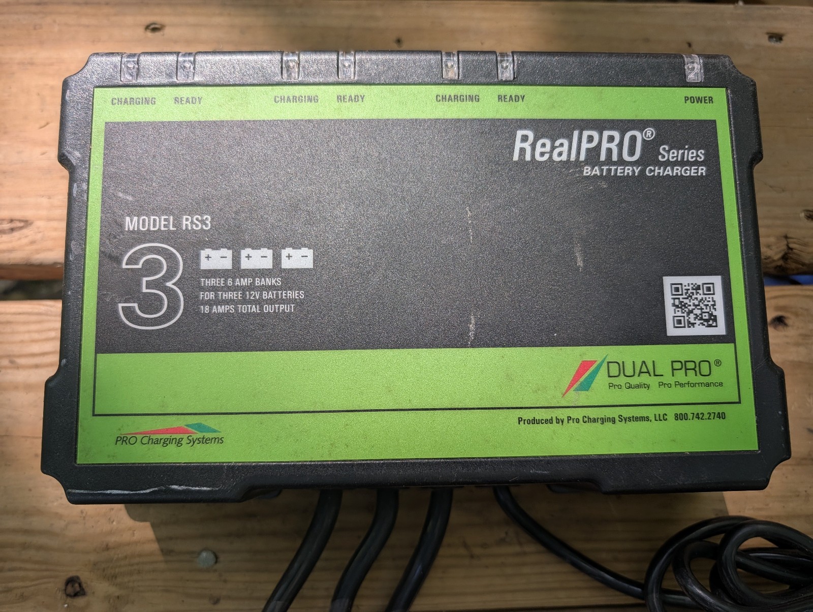 Dual Pro RealPro Series Battery Charger, 18 Amp 3 Bank - 12/24/36V