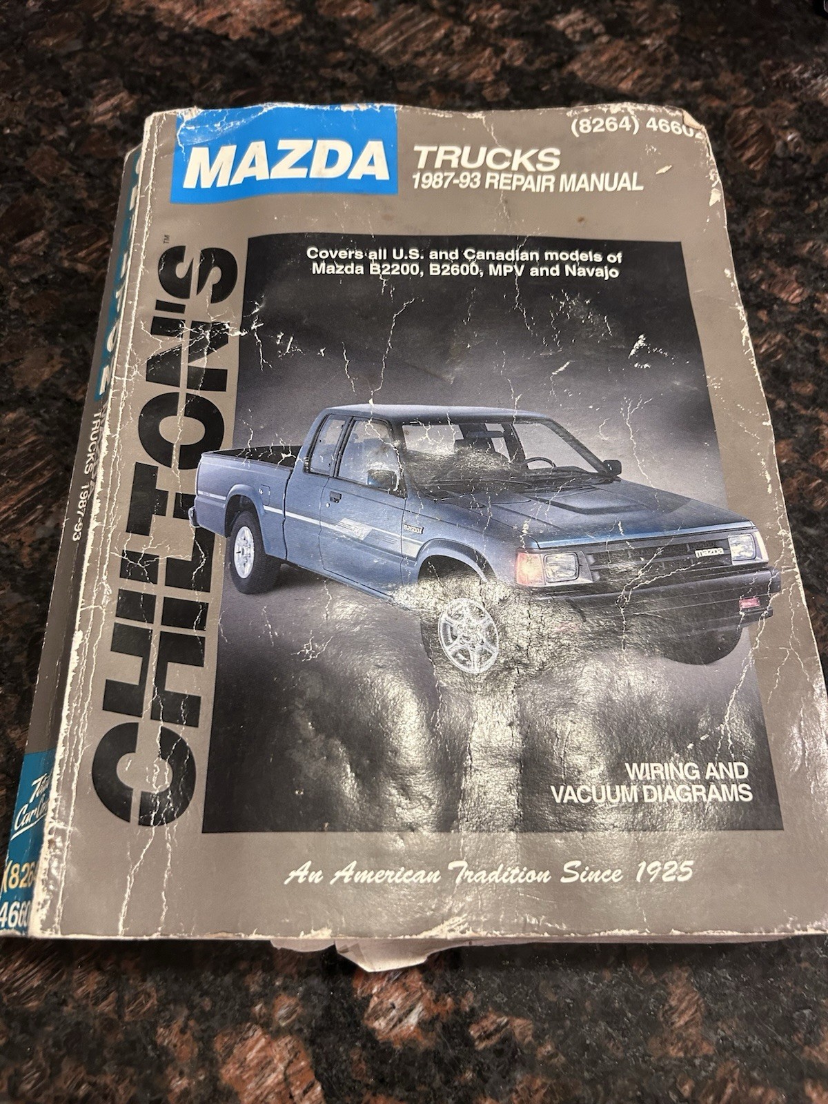 Chilton’s Mazda Truck 1987-1993 Chilton’s Mazda Truck 1987-1993