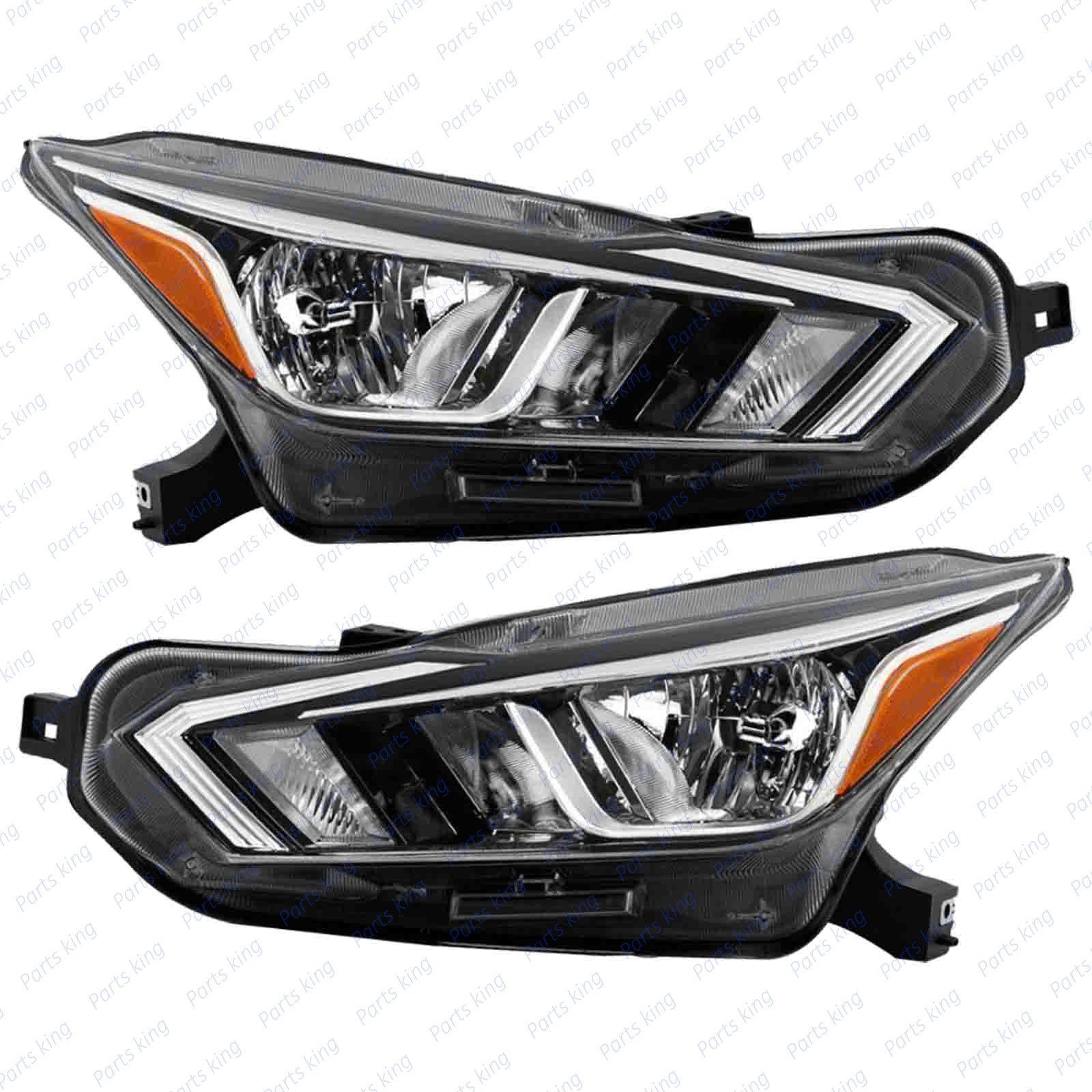 For 2020 2024 Nissan Versa Headlight Assembly Left Driver Right Passenger Pair
