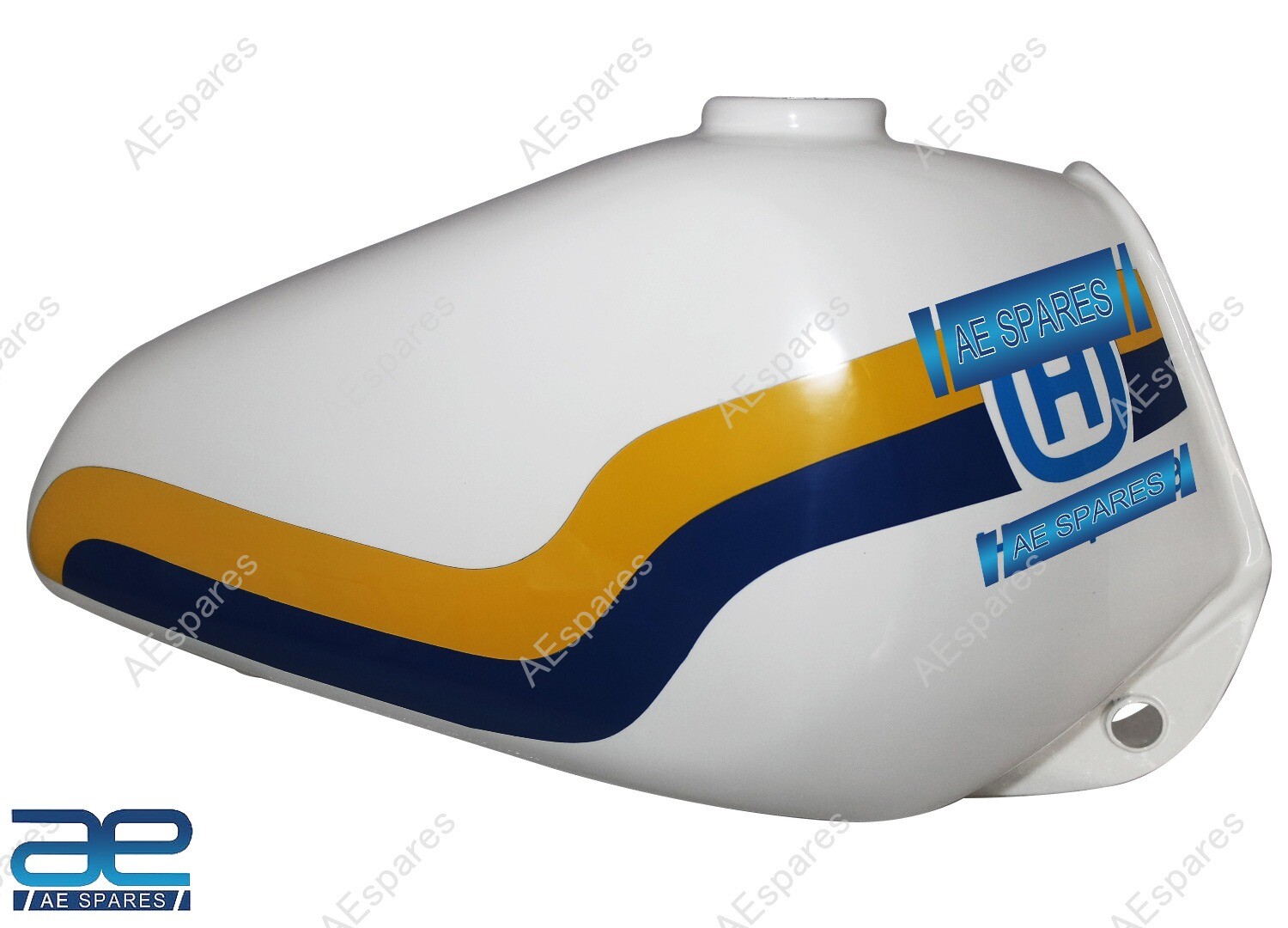 Aluminium Fuel Gas Tank White For Husqvarna CR WR XC 250 430 1982-1983 @RE