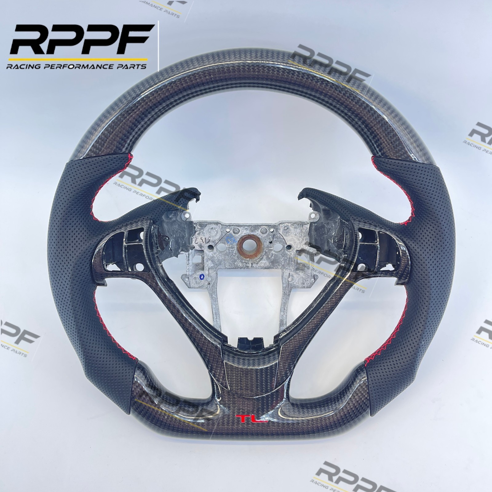 RPPF Real Carbon Fiber Steering Wheel For Acura TL 2009-2014 Acura ZDX 2009-2012