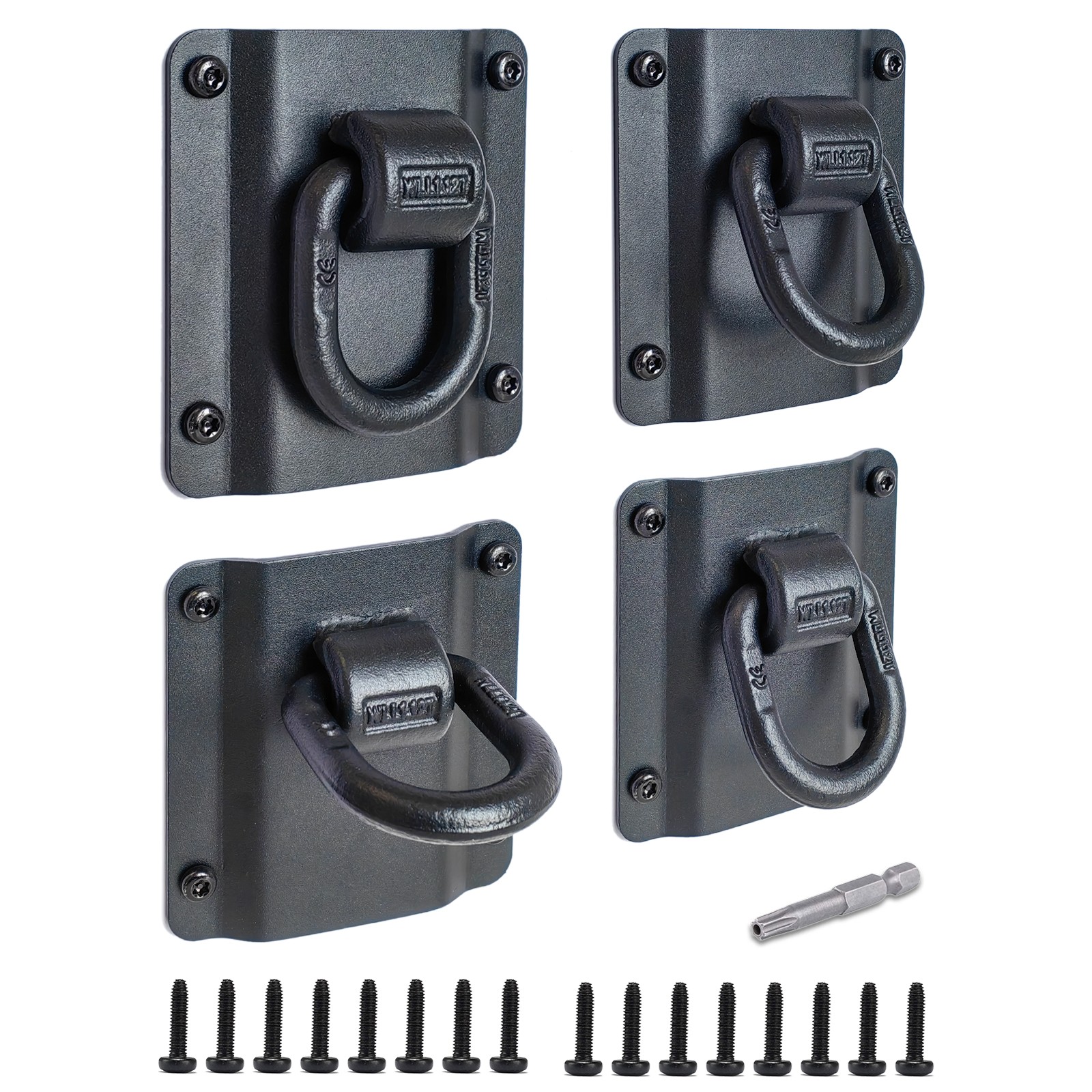 4x Heavy DutyTruck Bed Tie Down Anchors Brackets for Ford F150/250/350