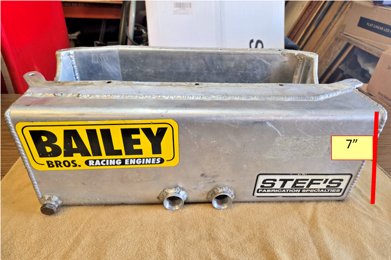 Stefs Small Block Chevy Aluminum Dry Sump Oil Pan - Used Stefs Small Block Chevy Aluminum Dry Sump Oil Pan - Used
