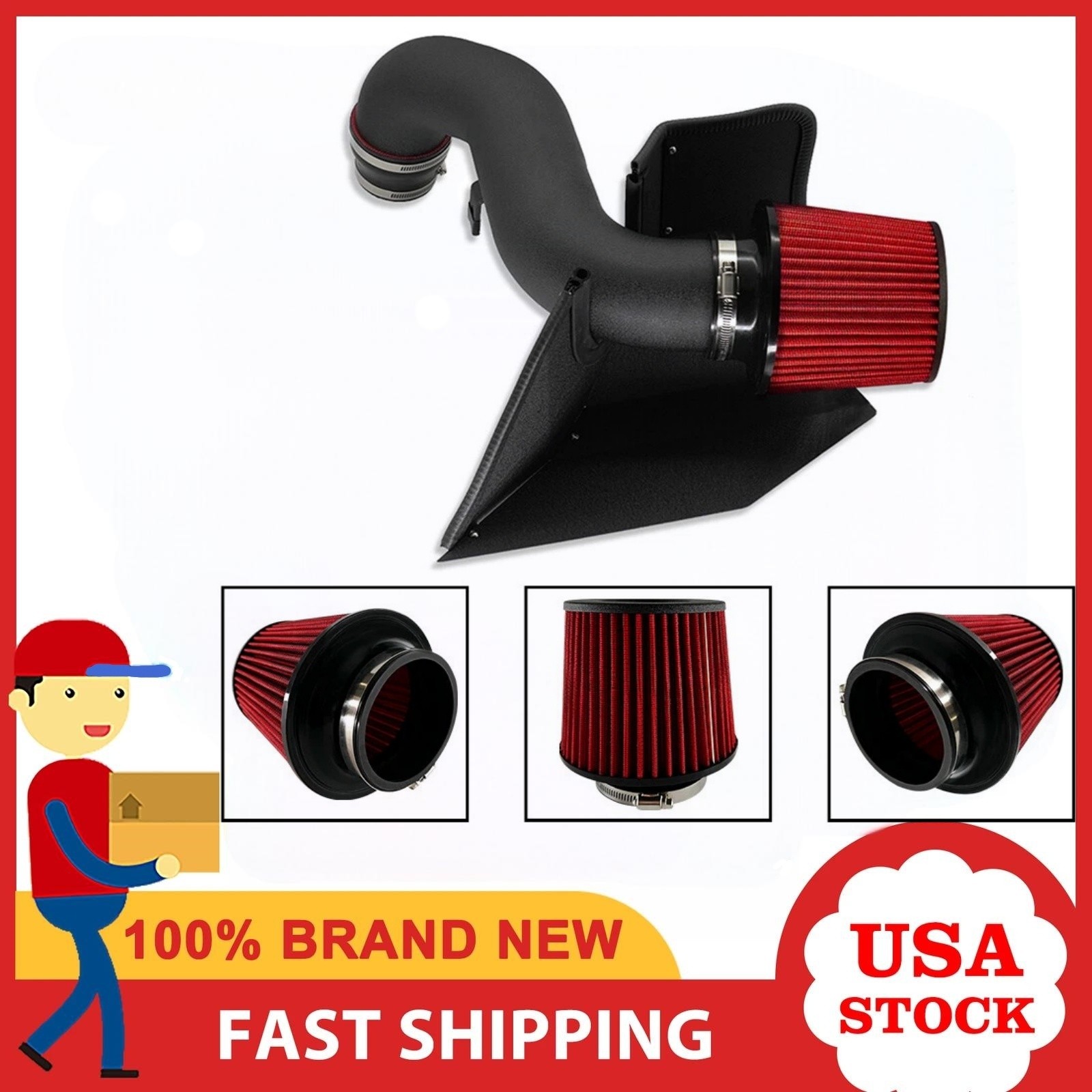 3.5inch Cold Air Intake System For 2015+ VW MK7/7.5 GTI Golf R Audi S3 A3 TTS TT