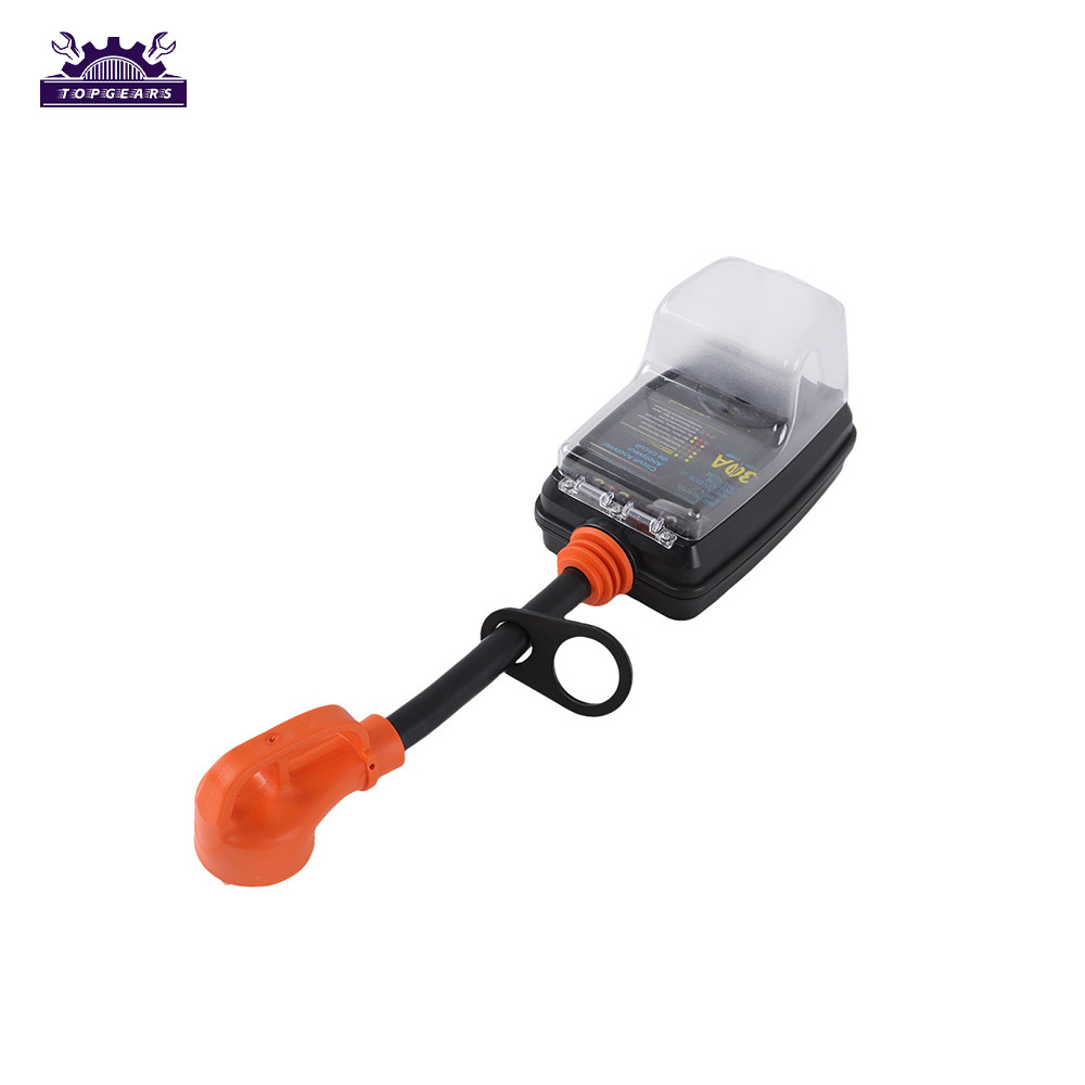 30 Amp RV Surge Protector Orange 5000J Heavy‑Duty Surge Guard For Camper NEW