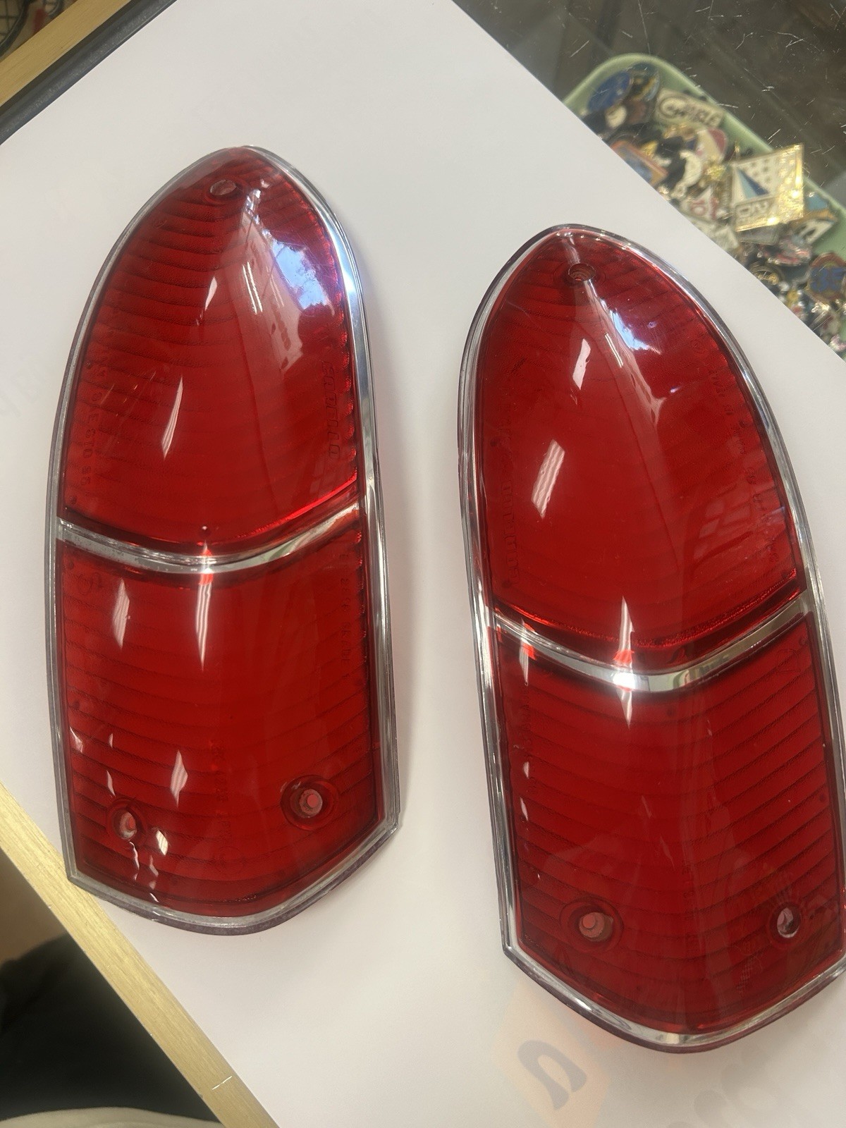 OEM Alfa Romeo Spider S1 Duetto Right/Left Rear TailLight Carello NOS