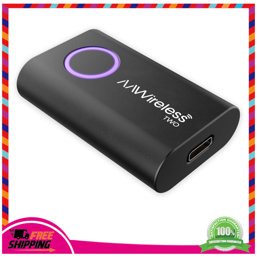 AAWireless Two - Android Auto Wireless Adapter - Convert Factory Wired Black