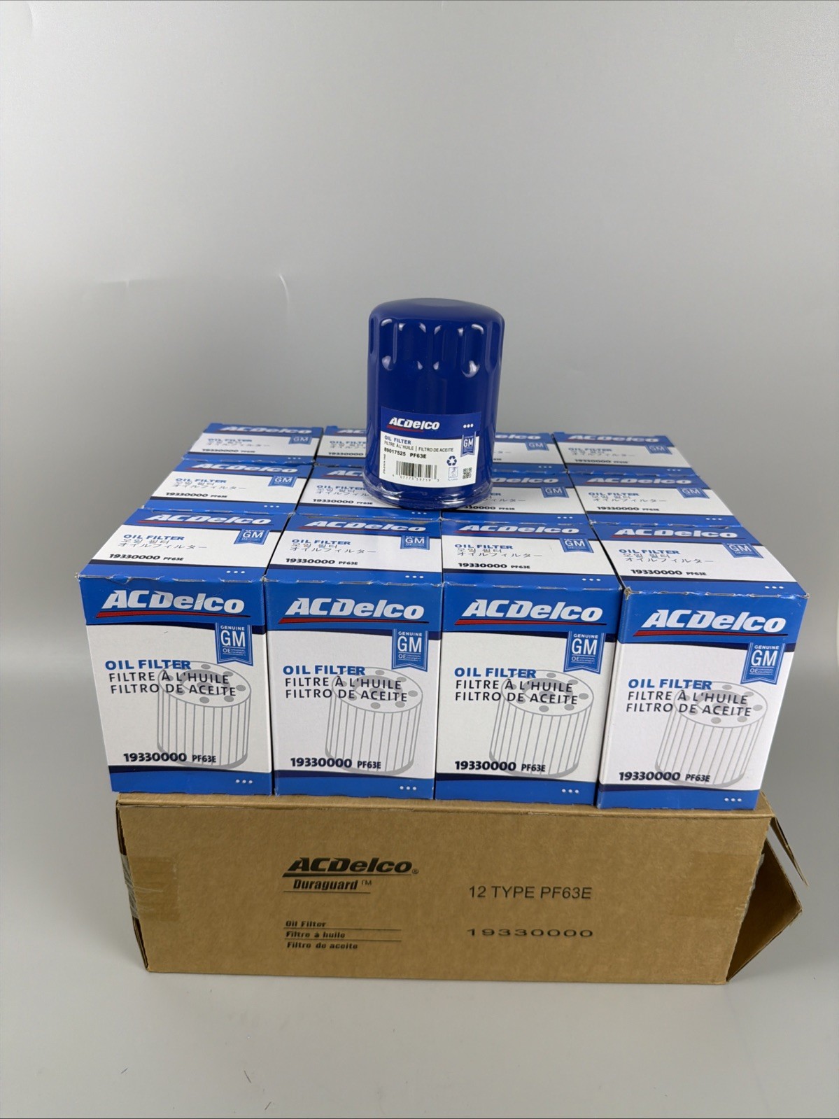 NEW GENUINE GM ACDelco Engine Oil Filter PF63 PF63E PF63F Case Of 12
