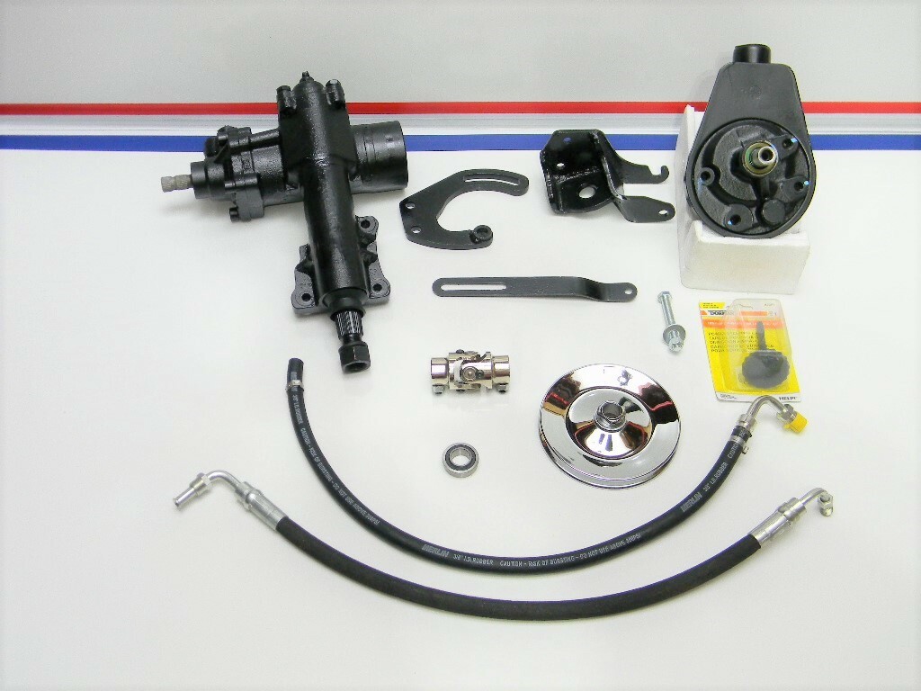 55 56 57 Chevy Power Steering Conversion SBC BBC 6 Cyl.