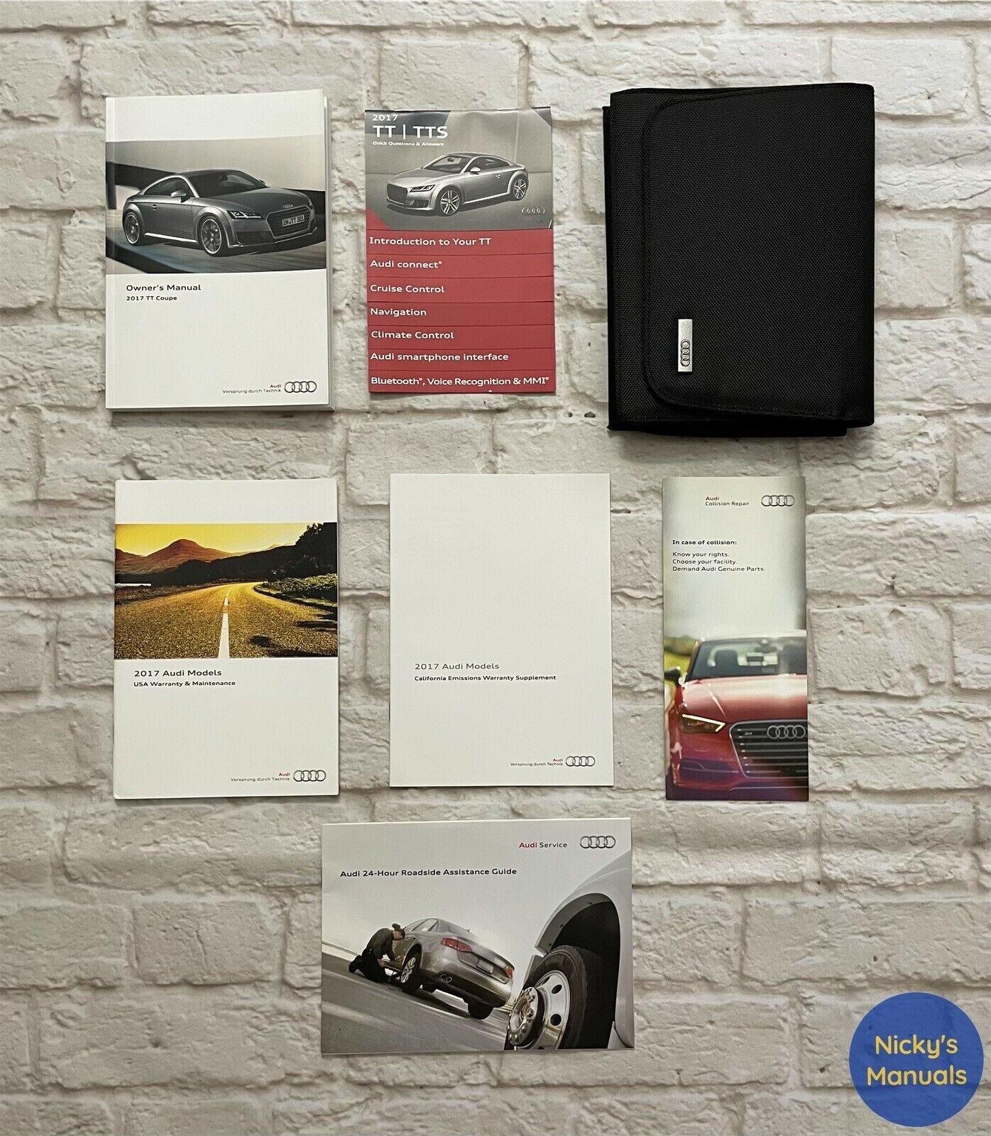 2017 Audi TT TTS Coupe Owners Manual (TT Quattro, S-Line, Sport High, Base)