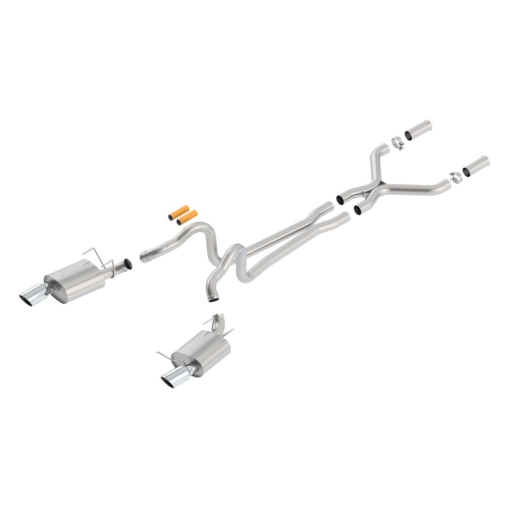 Borla 140516 ATAK Cat Back Exhaust for 2013-2014 Ford Mustang GT Boss 302 5.0 V8