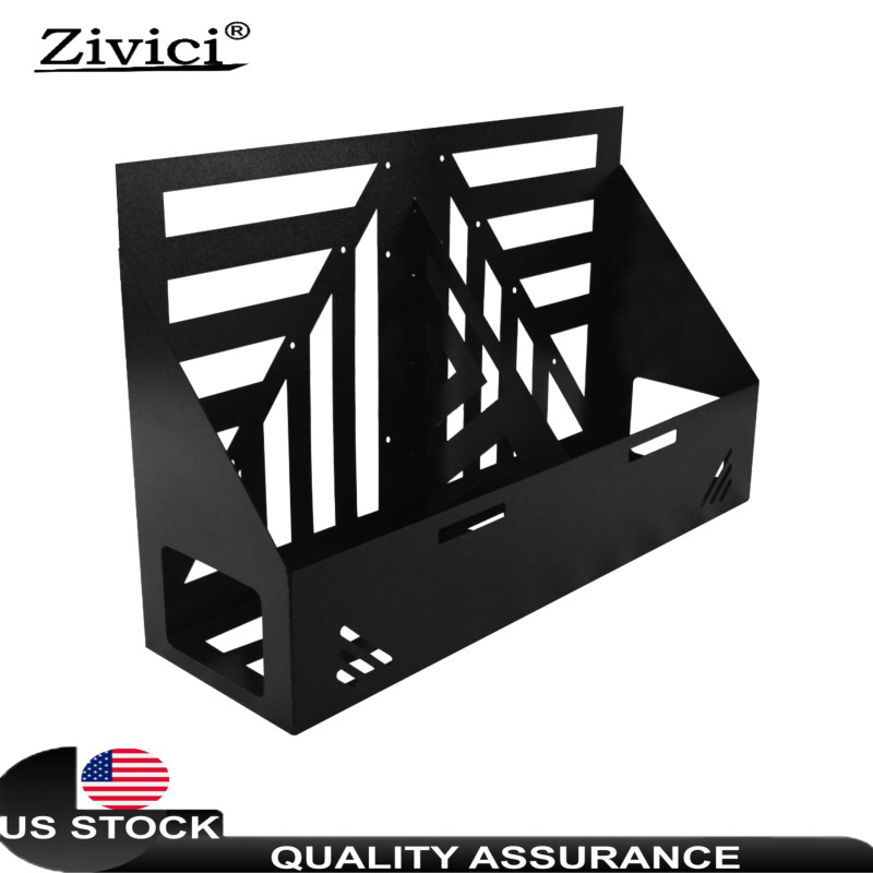 Dual 20L Jerry Tank Holder Bracket Mount Black Powder Coated Pickup Truck Dual 20L Jerry Tank Holder Bracket Mount Black Powder Coated Pickup Truck