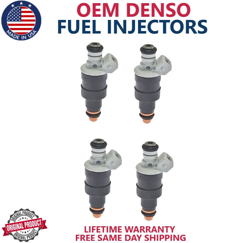 NEW 4x OEM Denso Fuel injectors Fits 1985-1993 Ford Lincoln Mercury 2.3L l4