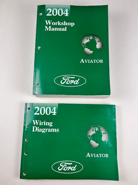 2004 Lincoln Aviator OEM Factory Shop Service Manual Wiring Diagrams Ford Set