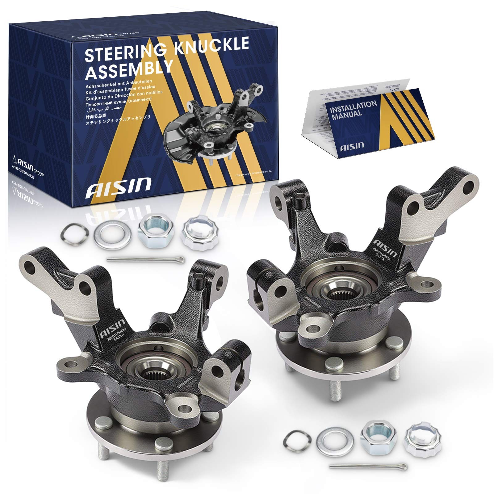 AISIN Qty(2) Rear Steering Knuckle Assembly for Dodge Caliber 2007-2012 AISIN Qty(2) Rear Steering Knuckle Assembly for Dodge Caliber 2007-2012