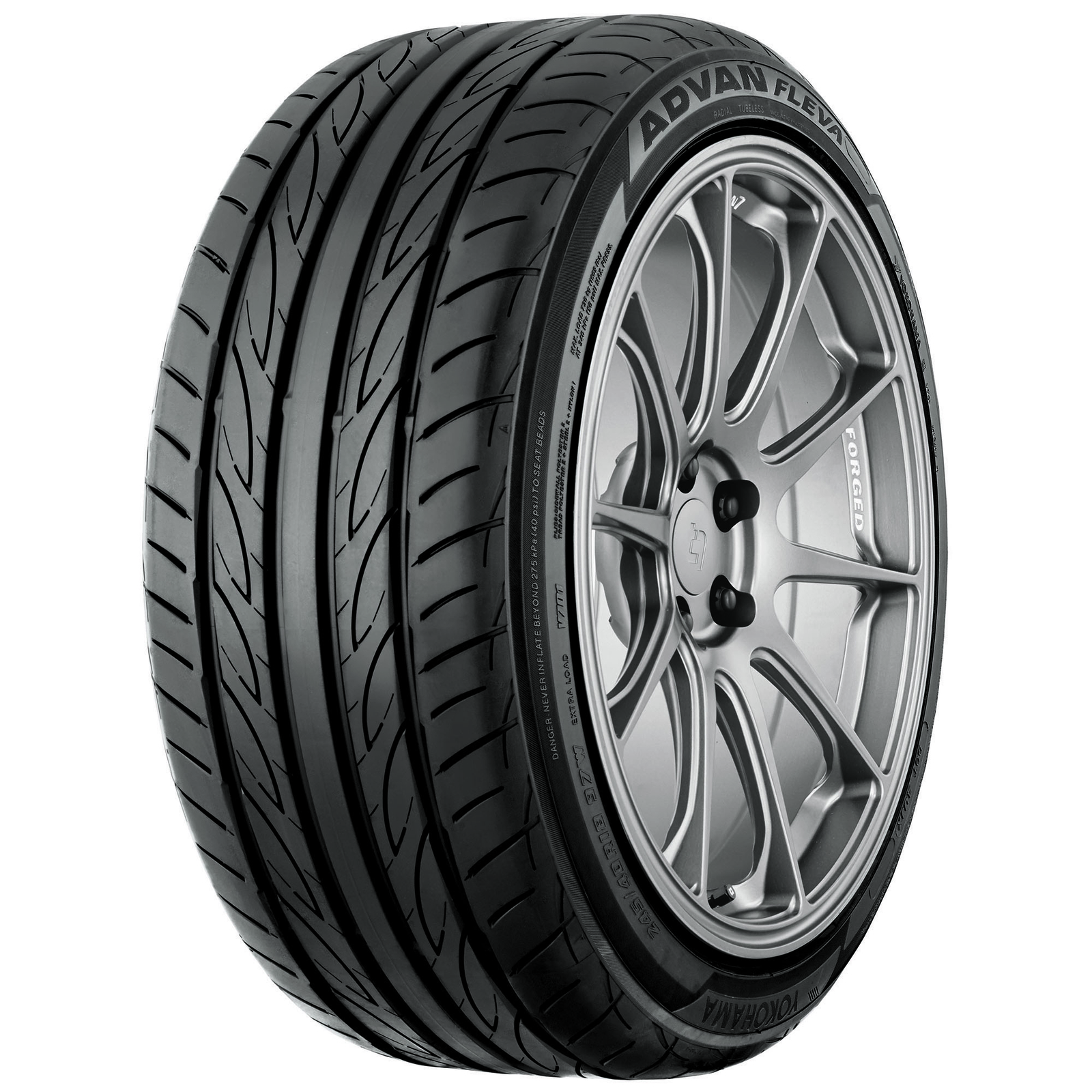 4 New Yokohama Advan Fleva V701  - 205/55r15 Tires 2055515 205 55 15