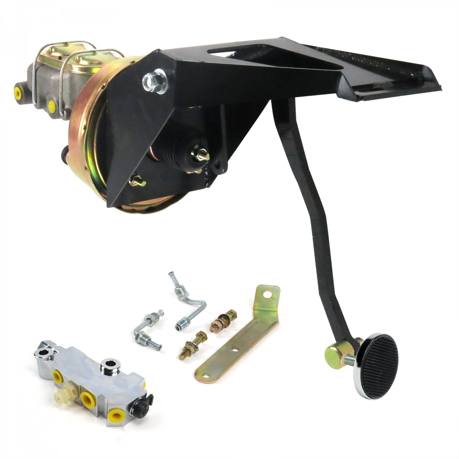 1955-1959 Chevy Truck 8 Single Power Brake Pedal Kit RT Disc/Disc 3\