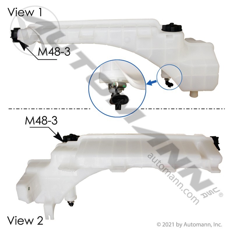 AUTOMANN 575.1082 - Coolant Reservoir Volvo 20968795