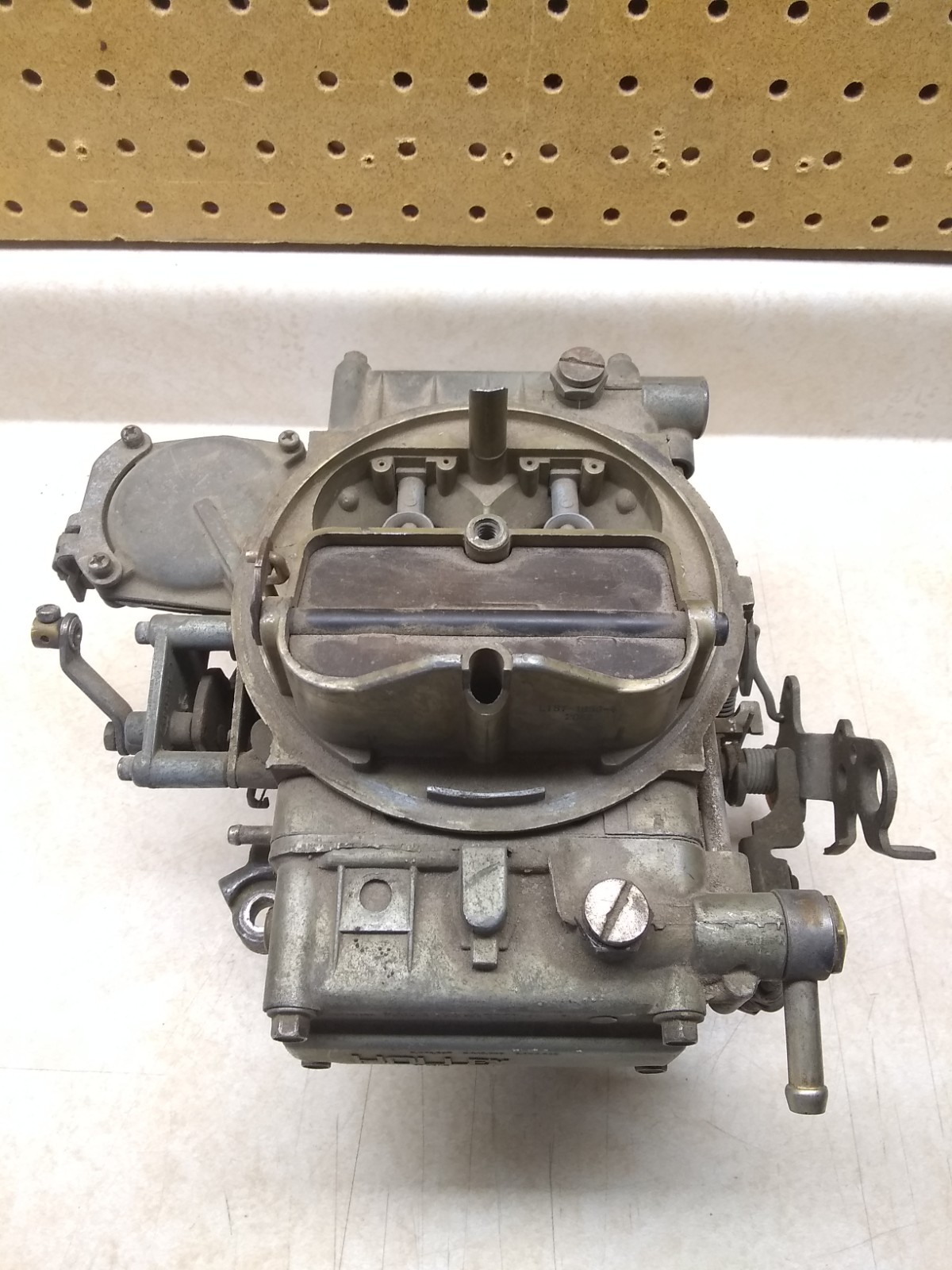 VTG Used Holley Carb List 1850-4, 600CFM, Vac. Sec., Manual Choke, USA VTG Used Holley Carb List 1850-4, 600CFM, Vac. Sec., Manual Choke, USA