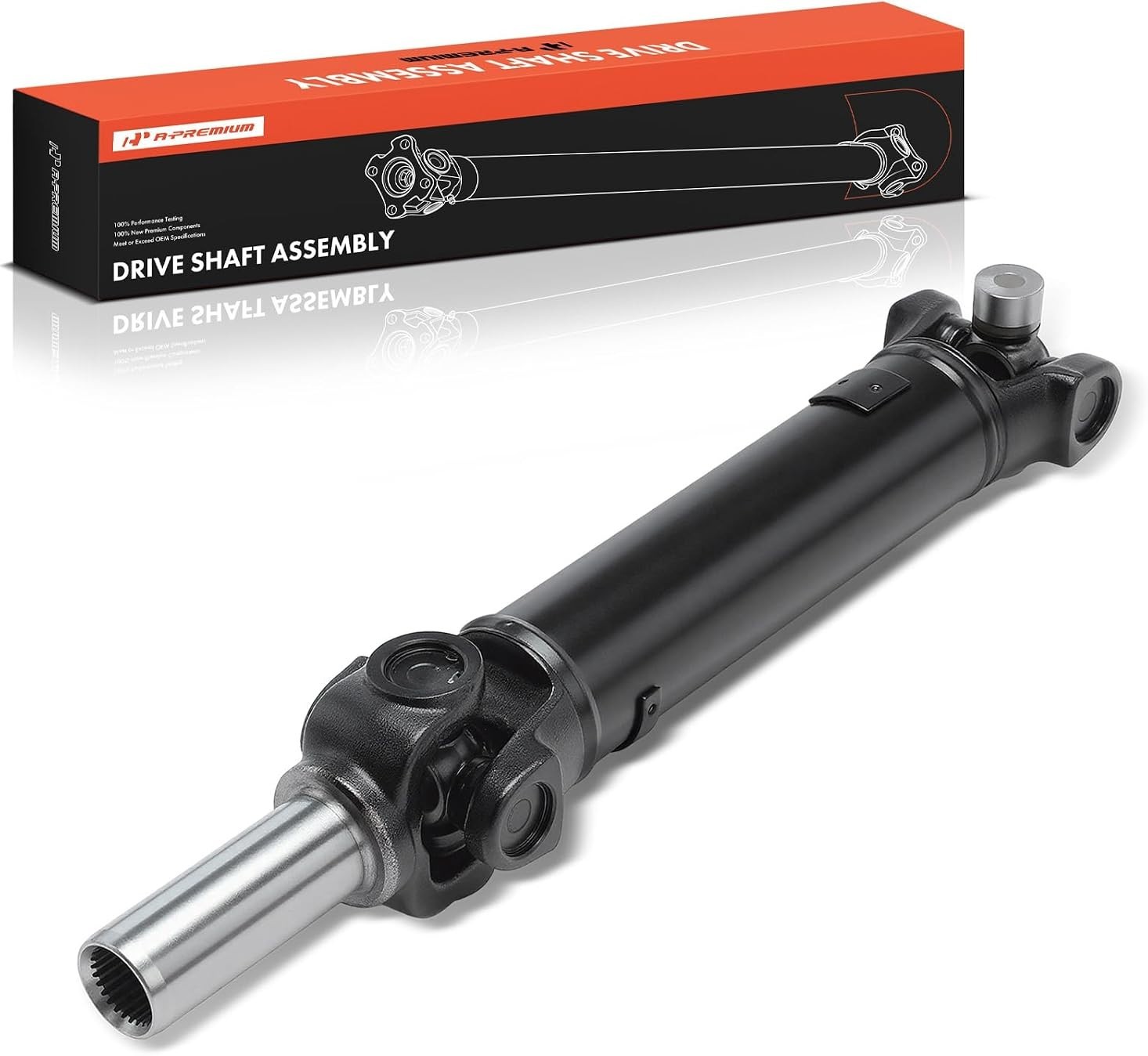 A-Premium Rear Driveshaft Assembly for 1987-1993 Jeep Wrangler, 4WD, Manual, I6