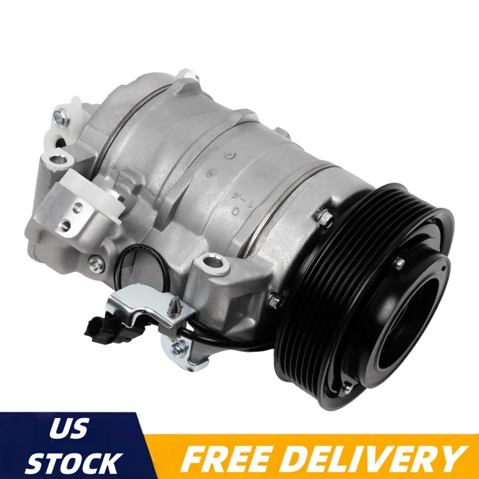 A/C Compressor & Clutch For 2013 2014 2015 2016 2017 Honda Accord 2.4L 198303 US