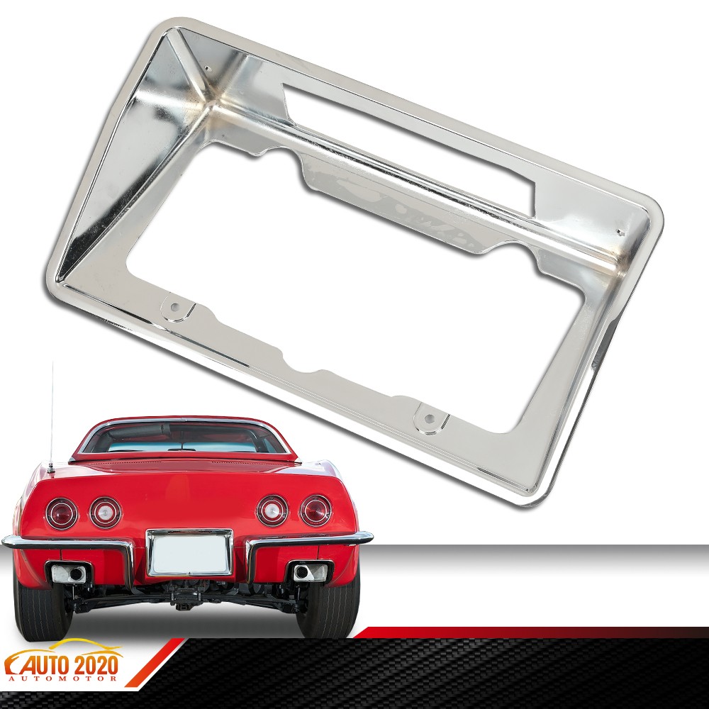 Fit For 1968-1973 Corvette C3 Rear License Plate Bezel Housing NEW