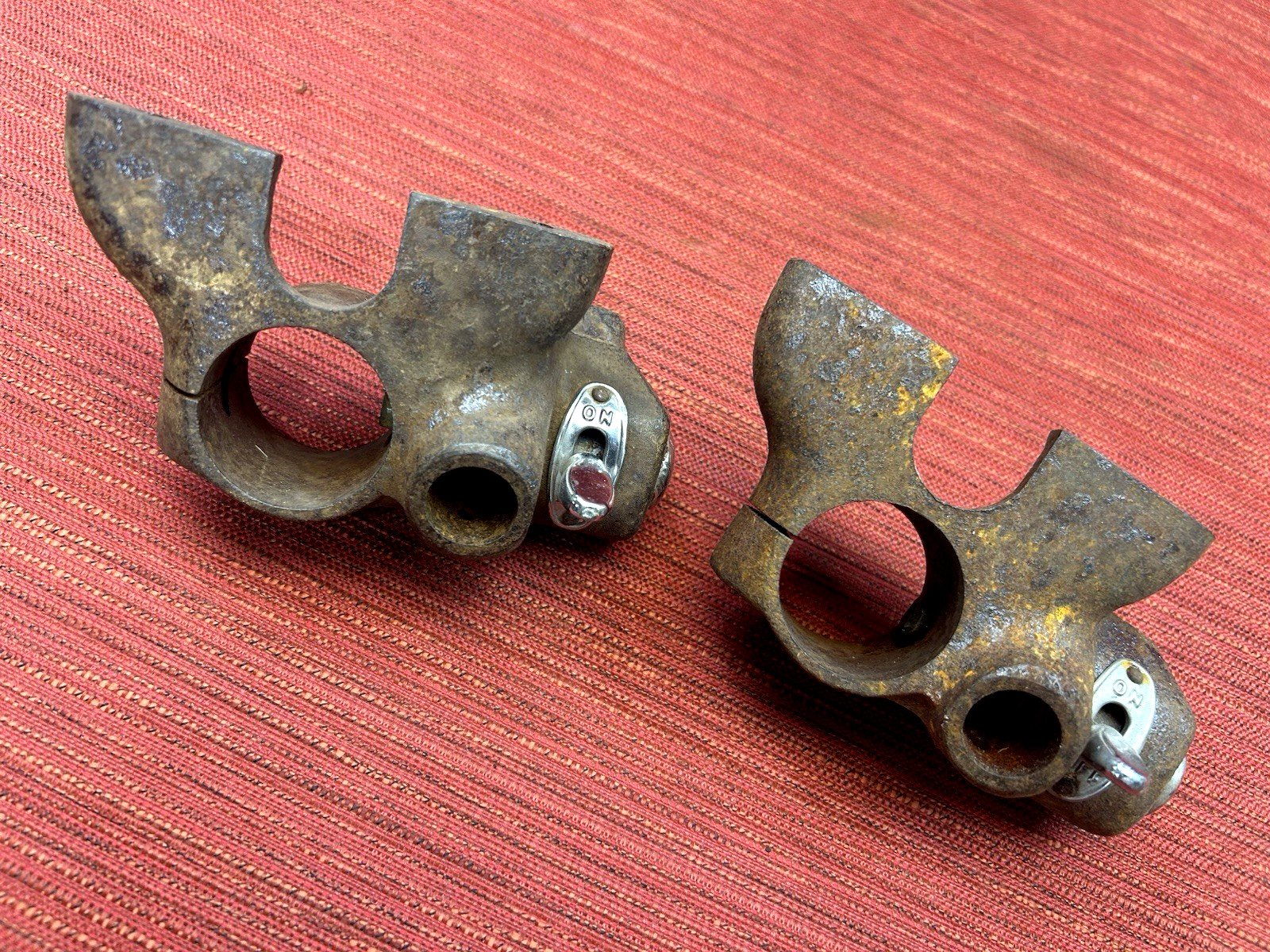 Two 1941 - 1948 Ford Steering Column Drop Lock Assembly Flathead Coupe Two 1941 - 1948 Ford Steering Column Drop Lock Assembly Flathead Coupe