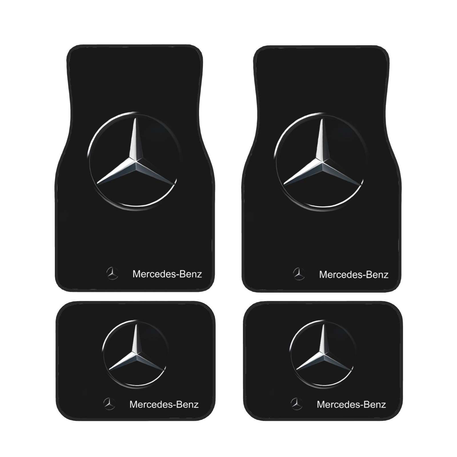 4 Piece Mercedes-Benz Car Front & Rear Floor Mat Set Non-Slip Carpet Mats 4 Piece Mercedes-Benz Car Front & Rear Floor Mat Set Non-Slip Carpet Mats