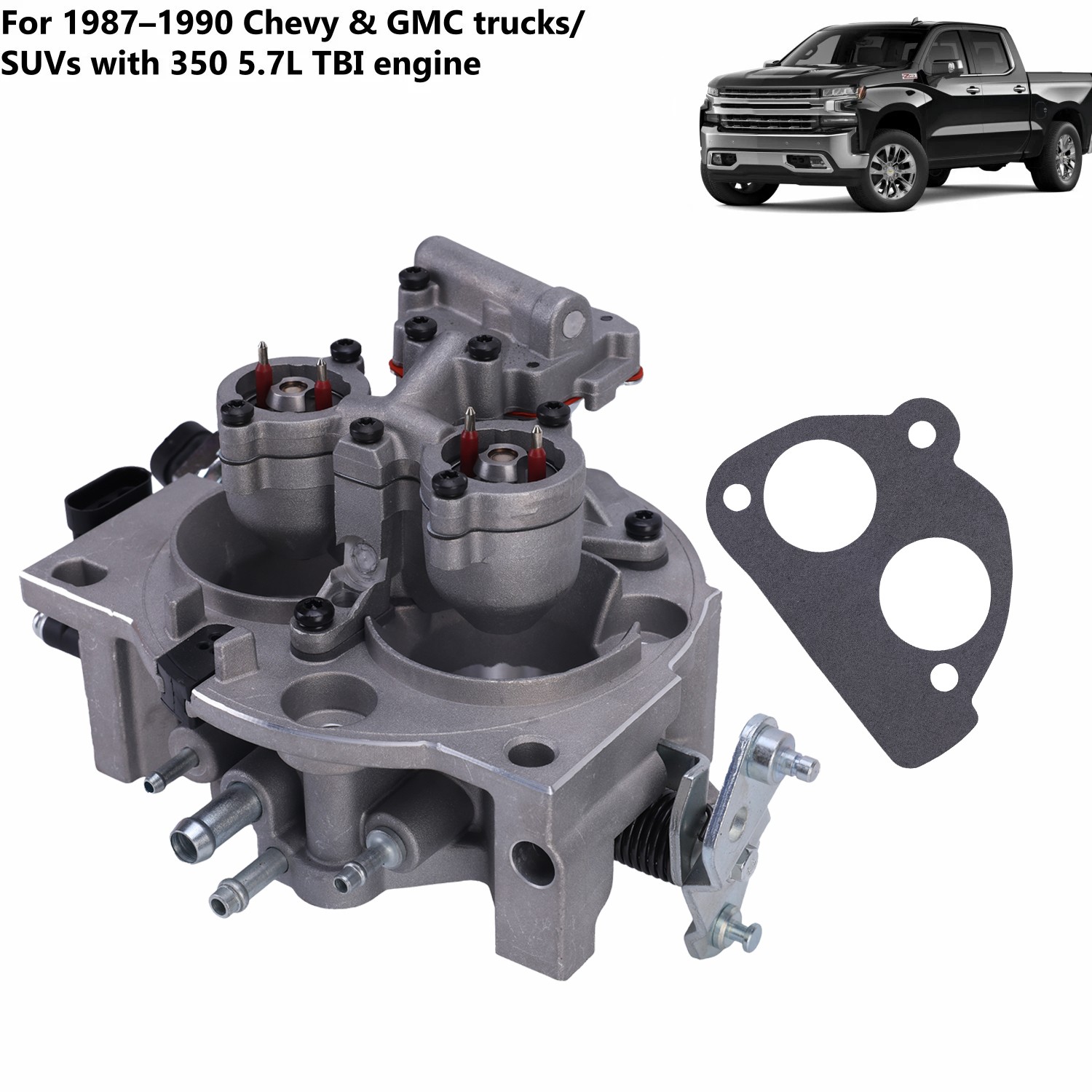 TBI Throttle Body For 1987-1990 CHEVY/GMC 350 5.7 Truck Silverado Tahoe Suburban