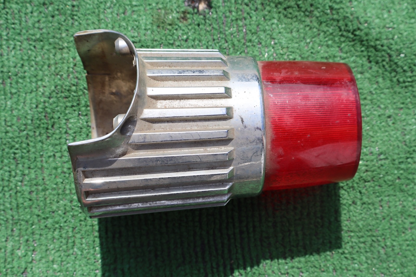 1961 Plymouth Fury tail light bezel with lens 61 1961 Plymouth Fury tail light bezel with lens 61